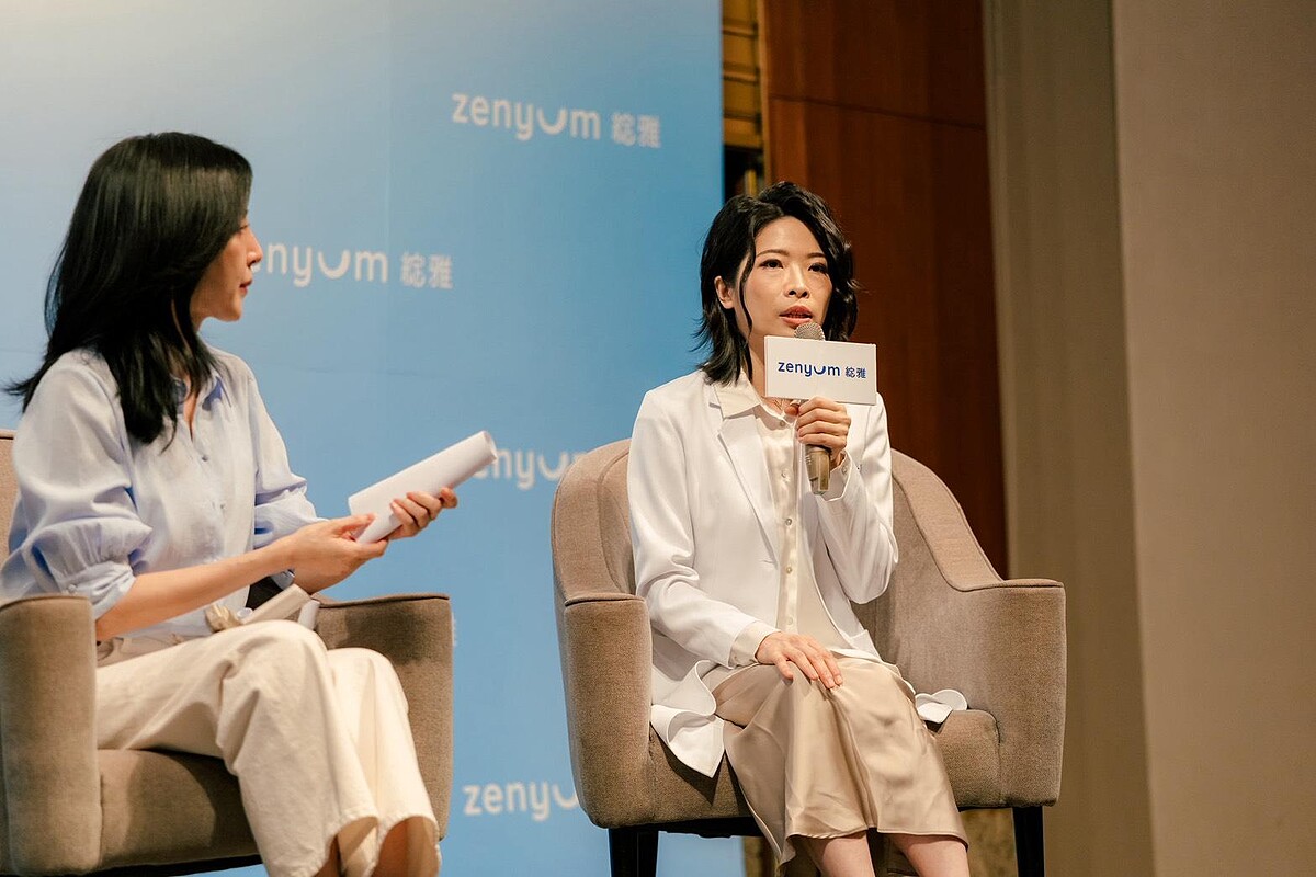 Zenyum綻雅品牌代言人楊謹華與Zenyum綻雅合作矯正專科醫師林子玉