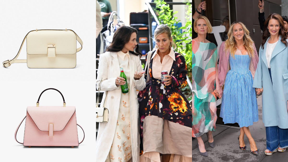 《慾望城市：華麗下半場》第三季回歸！米蘭達、夏綠蒂靜奢風造型、同款Valextra包包一次看