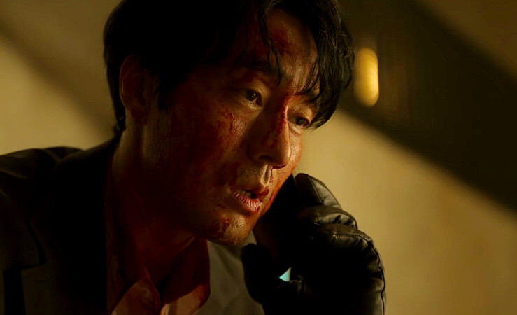 《無赦之仇》殺到滿臉鮮血的蘇志燮 Photo/ Netflix