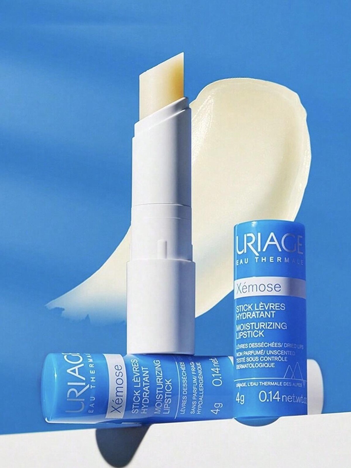 Uriage 小藍管 夜間修護潤唇膏 NT360