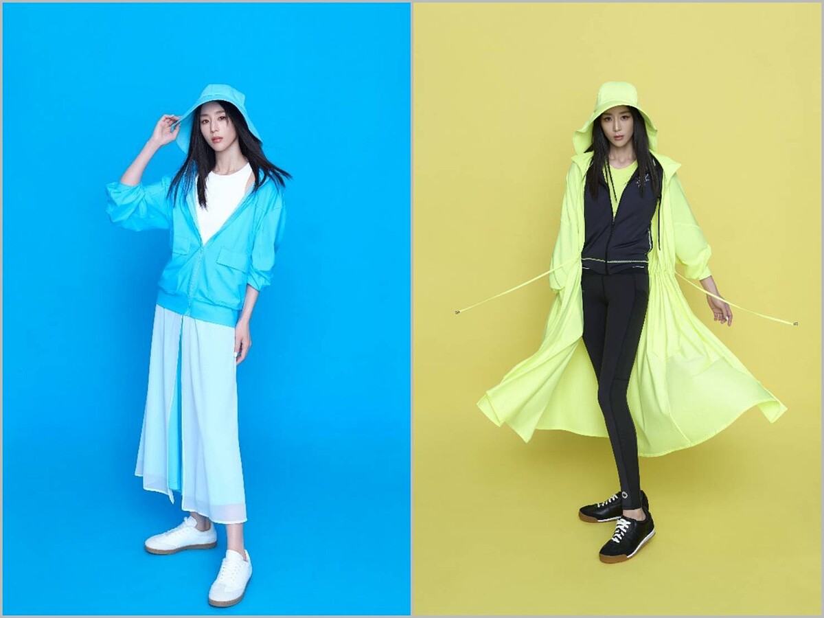 ▲張鈞甯詮釋陽光下的防曬時尚,展現「越曬越美麗」健康形象。(圖/HOII后益提供)