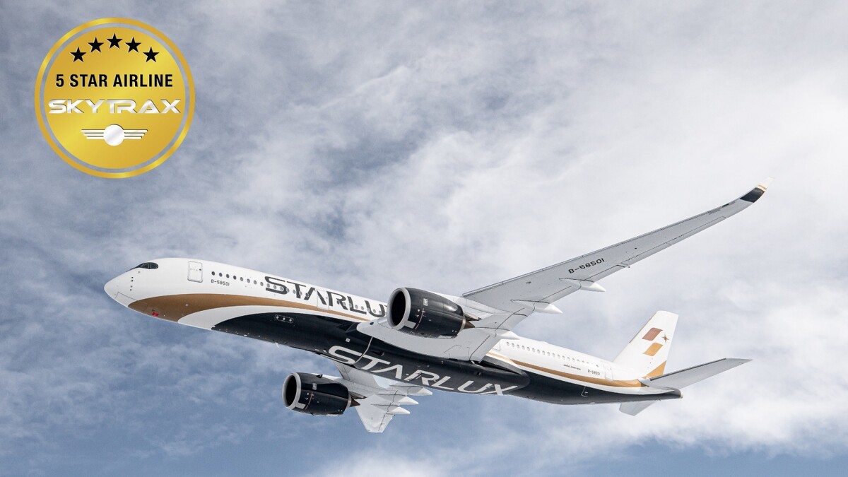 星宇航空首度獲得SKYTRAX「五星級航空」肯定