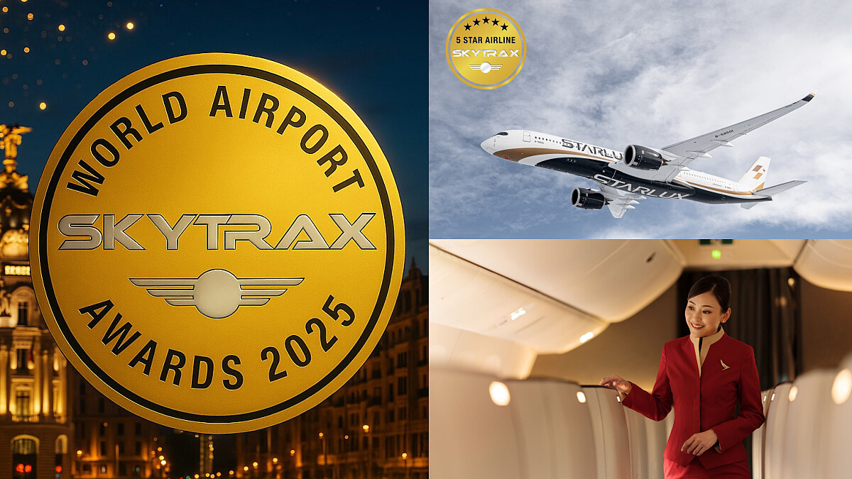 航空界奧斯卡2025開獎！星宇航空首奪五星、國泰衝第三、長榮連續10年獲肯定