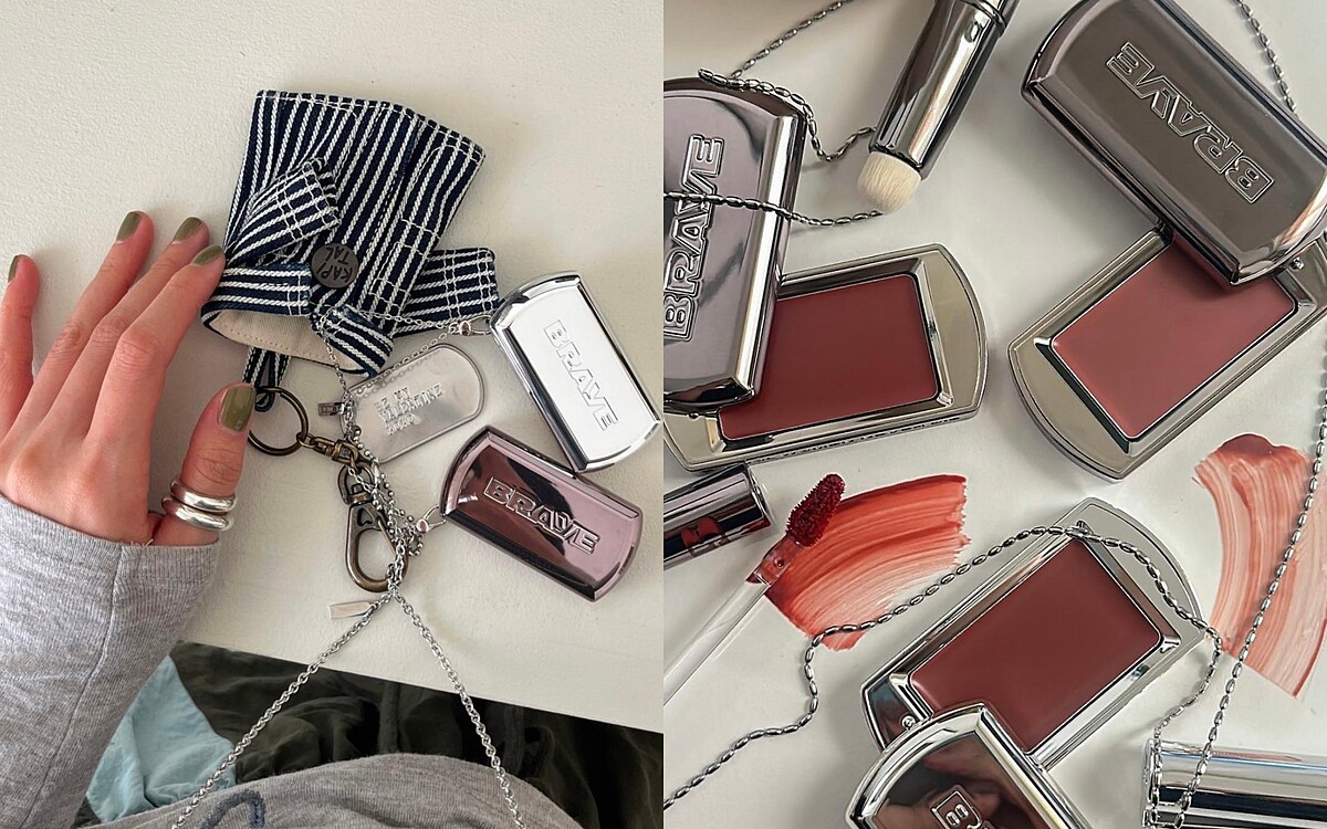 BRAYE 鐵盒唇膏吊飾，KRW 24,000 ( 約NT520 )