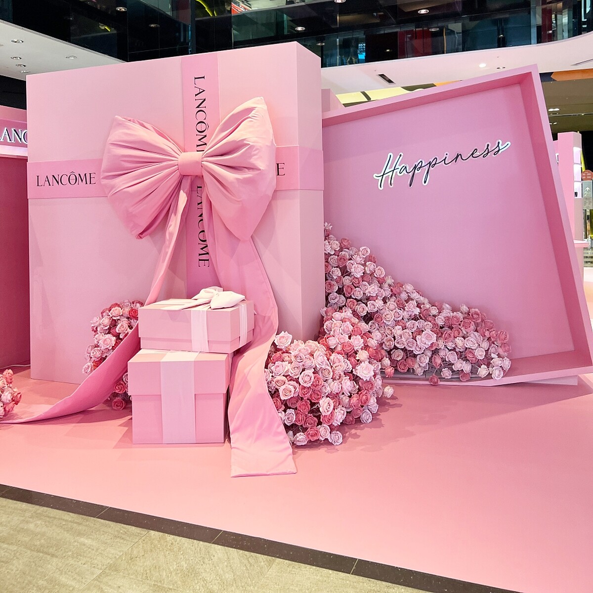 蘭蔻粉紅幸福快閃店。