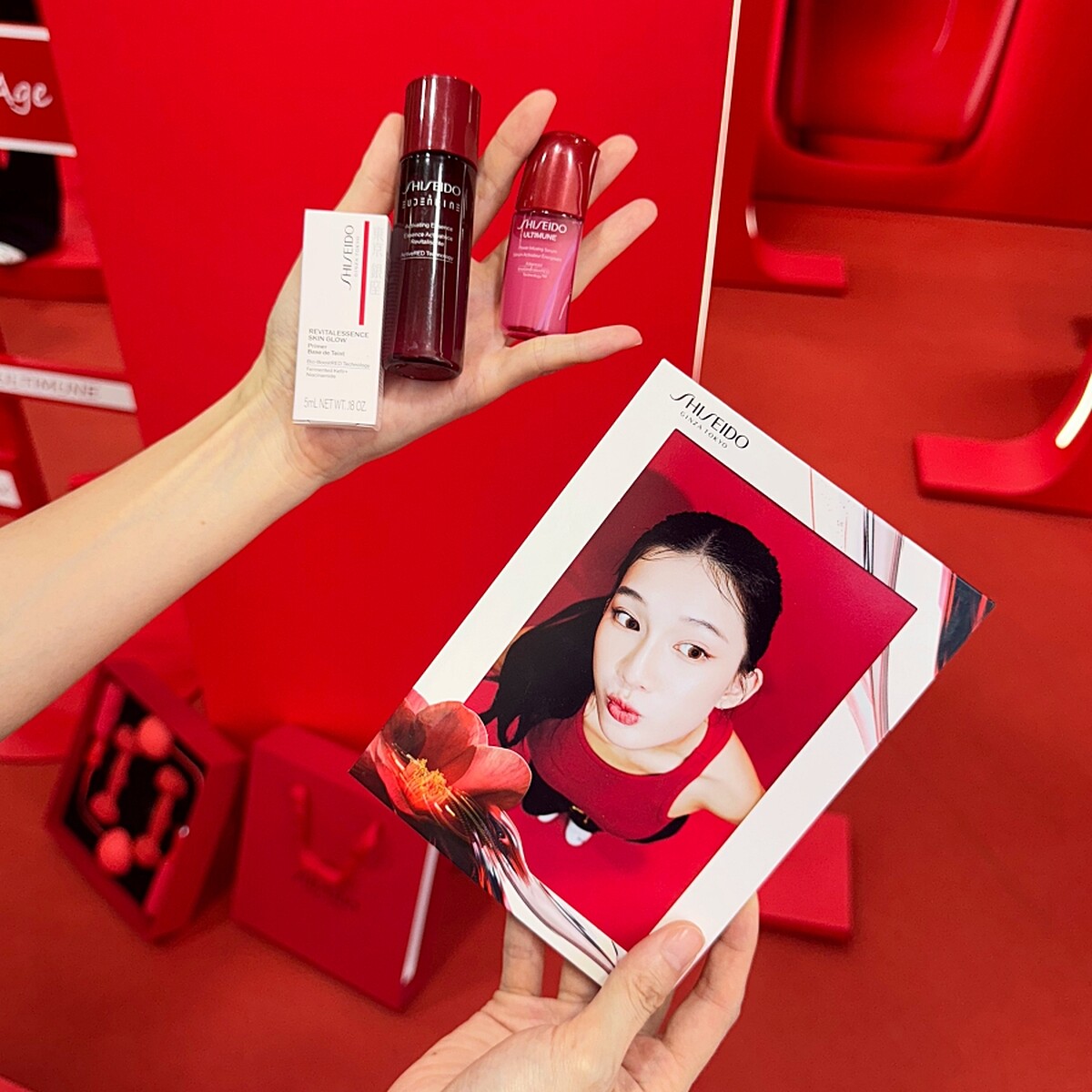 資生堂國際櫃小紅瓶「最上鏡攝影活動快閃體驗店」專業攝影照與預約禮。