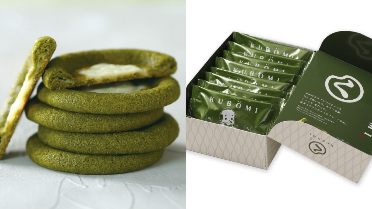 むか新Mukashin Kubomi抹茶餅乾(Photo／Mukashin)