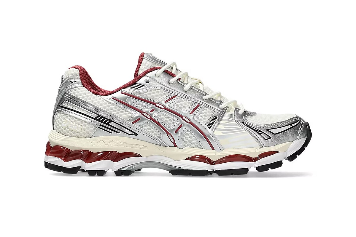 ASICS GEL-KAYANO 12.1 金屬感新色 Silver/Red