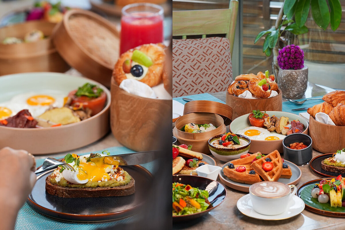 菜單提供西式、亞洲風味以及印尼料理,選擇多元。