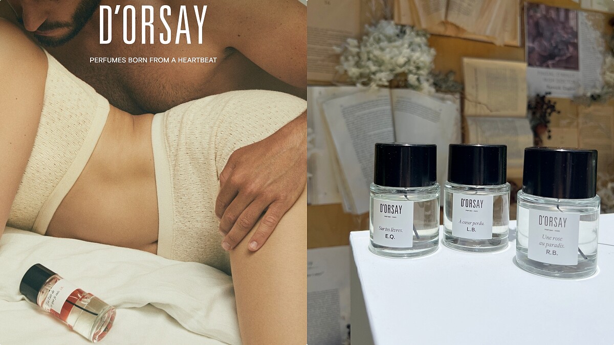 跨越百年的愛戀！法國質感香氛品牌D'ORSAY登台，用10款香水訴說戀人絮語