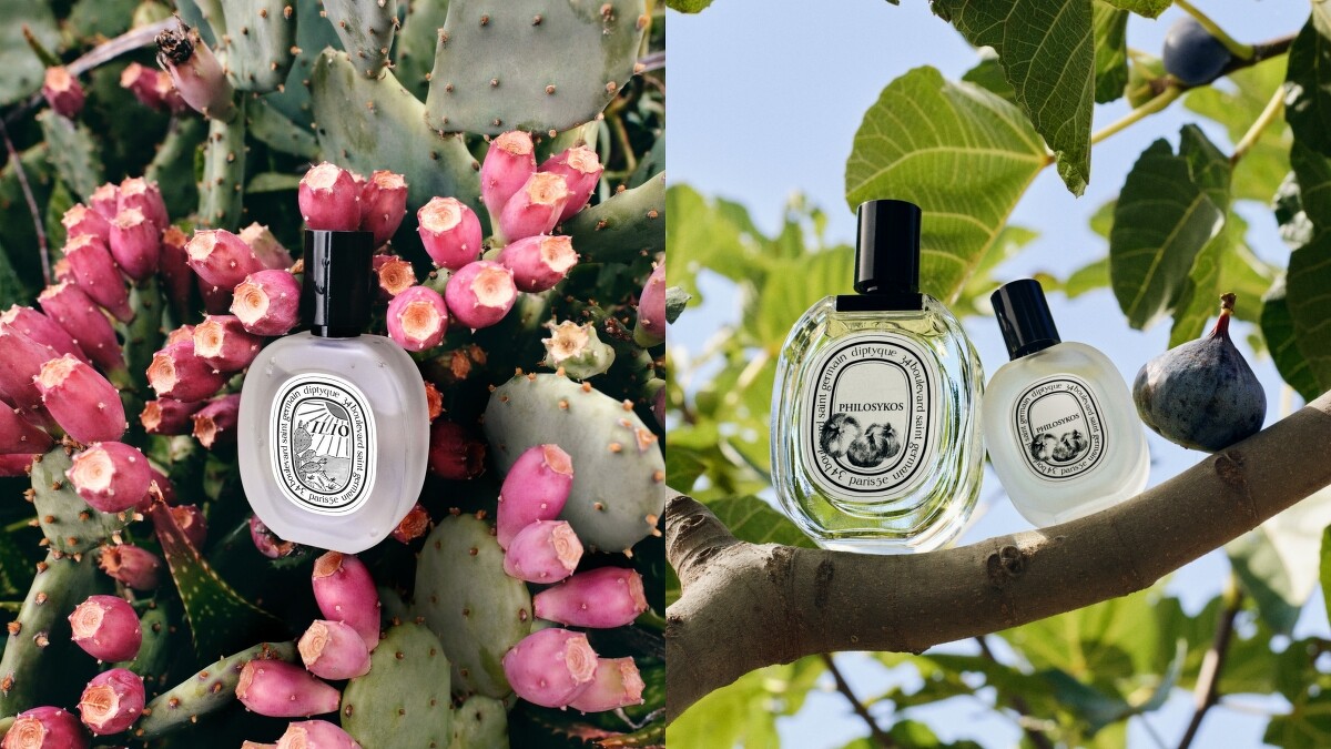 Diptyque(左)暖陽髮香噴霧30ml，NT2,300、(右)希臘無花果髮香噴霧30ml，NT2,300