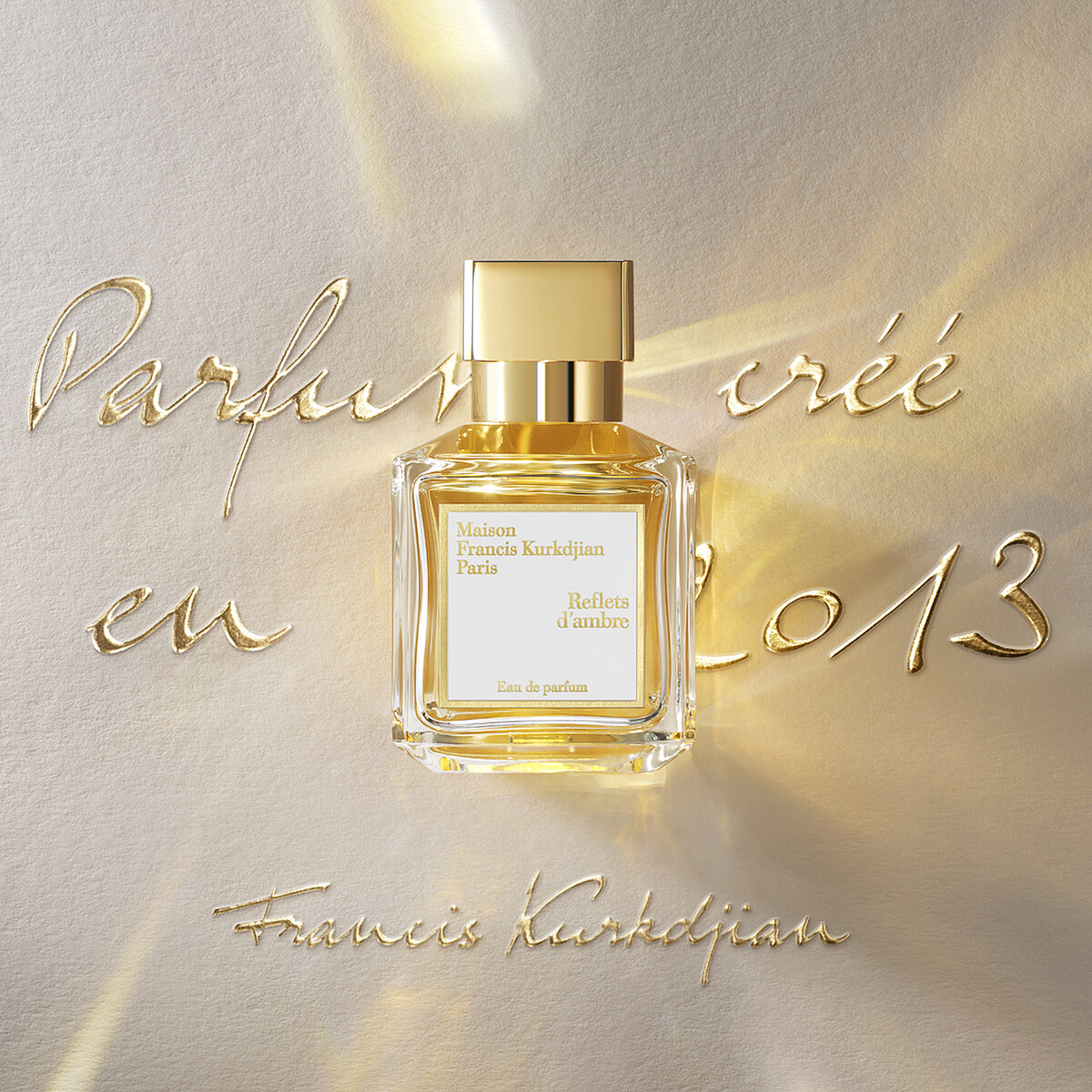 Maison Francis Kurkdjian琥珀流光Reflets d'ambre淡香精70ml，NT9,500