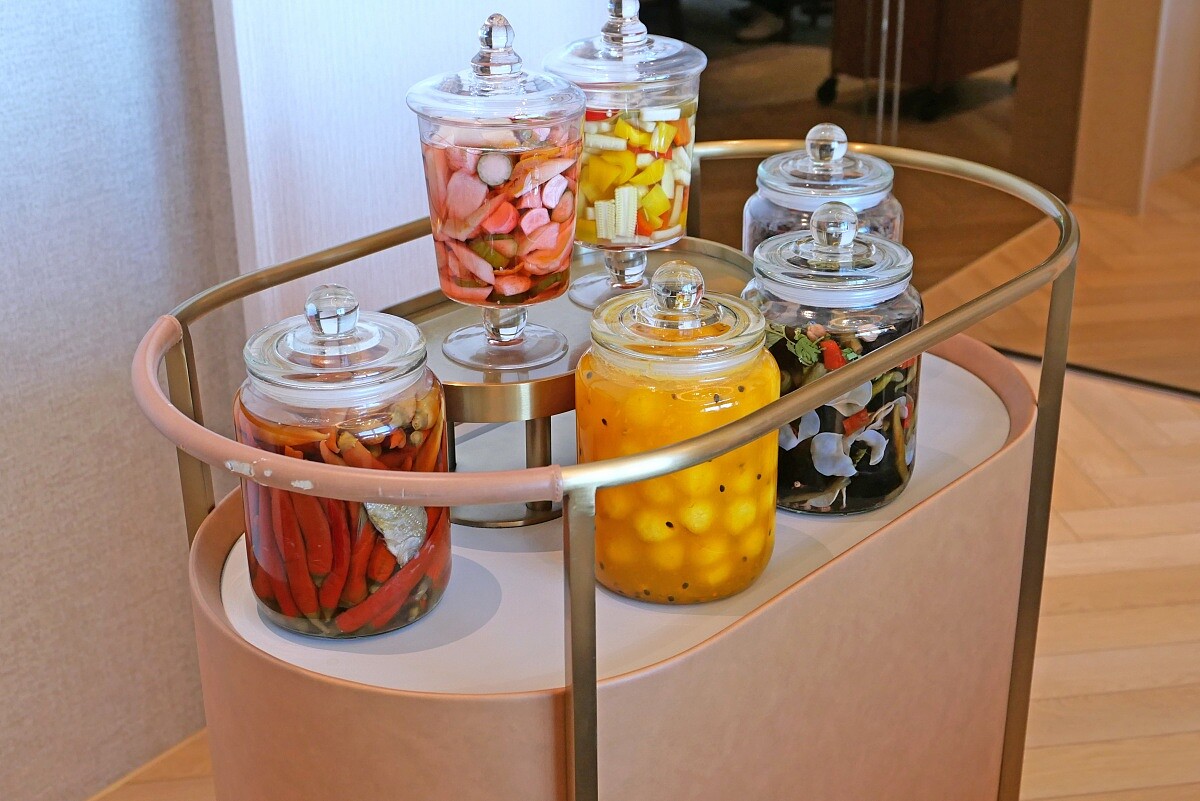 開場的「手藏泡菜」。