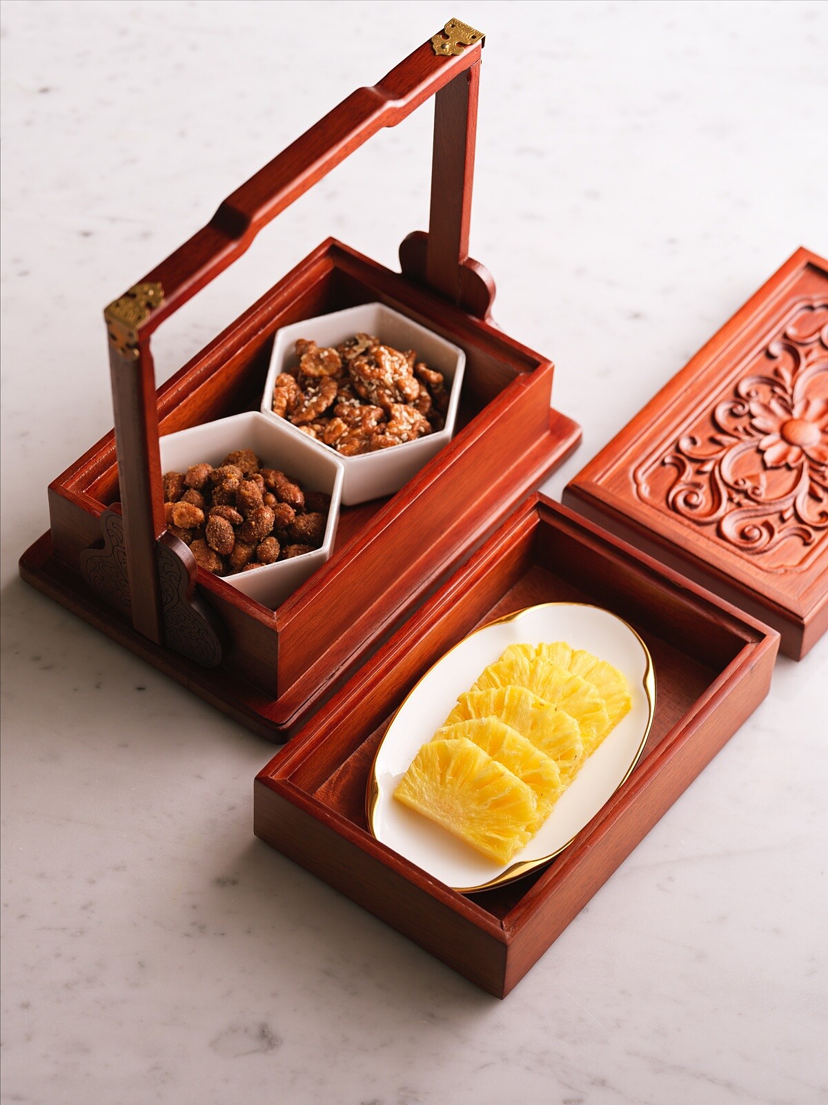 川雅開場小食「朝擺」：自製果乾、琥珀核桃、脆皮花生