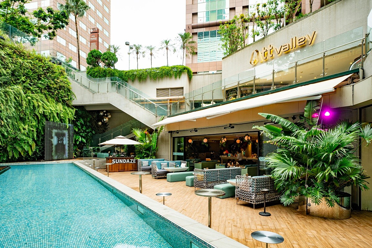 「Flare Taipei」為在 ATT Valley 地下一樓。