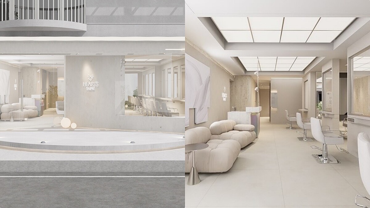 韓國髮廊HE:ARTS Taiwan首店。