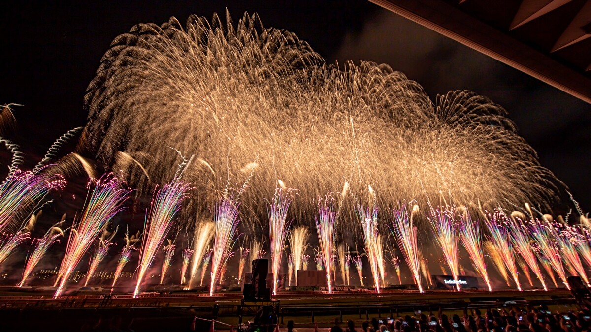 2025東京競馬場煙火大會，Photo／hanabitokyo.com
