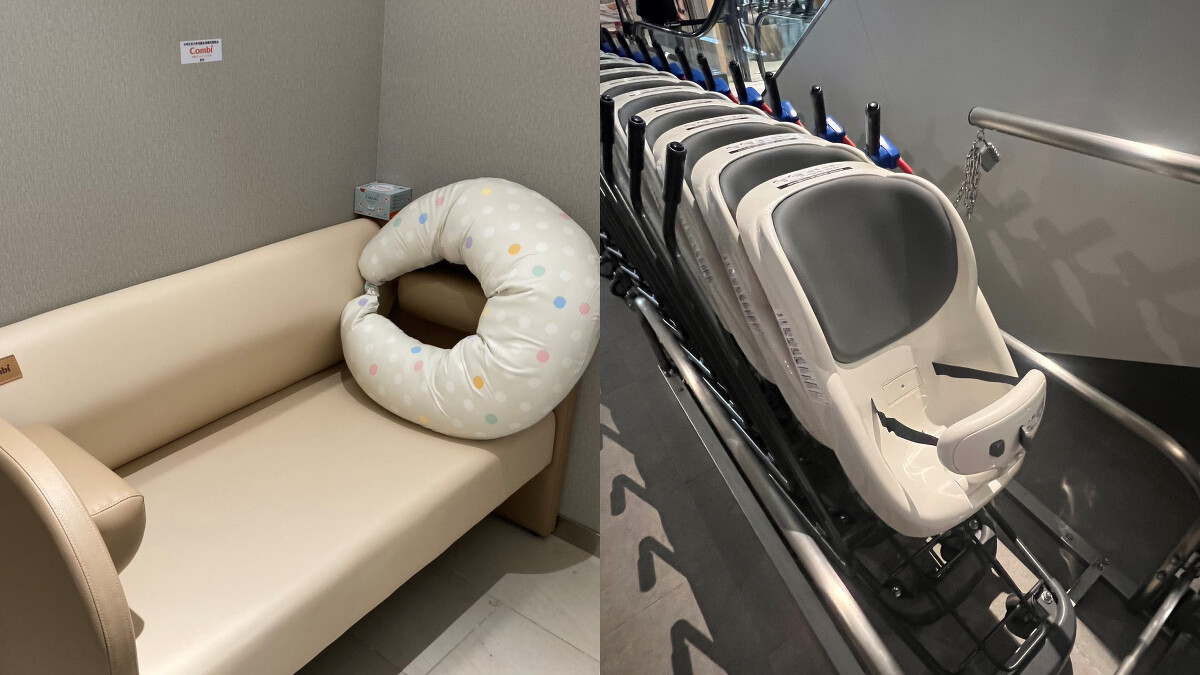 南港LaLaport內的Combi親子友善設施 (Photo／FB@Combi Taiwan官方粉絲團)