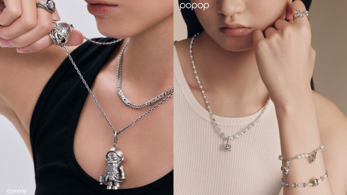 泡泡瑪特開設獨立珠寶品牌popop，Photo／Weibo@泡泡瑪特Popmart