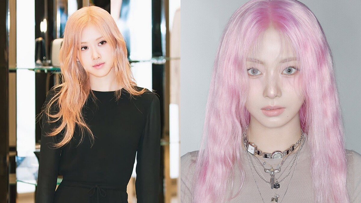 2025春夏染髮「粉色系」髮色推薦，Rosé玫瑰粉金、Yuna葡萄柚粉、宋雨琦蜜桃粉...明星同款都在這