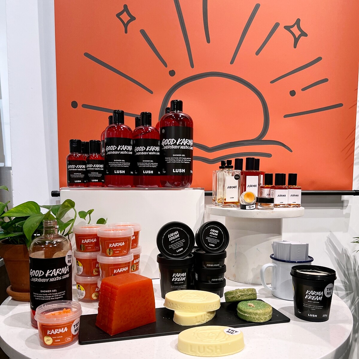 LUSH和諧心靈系列。