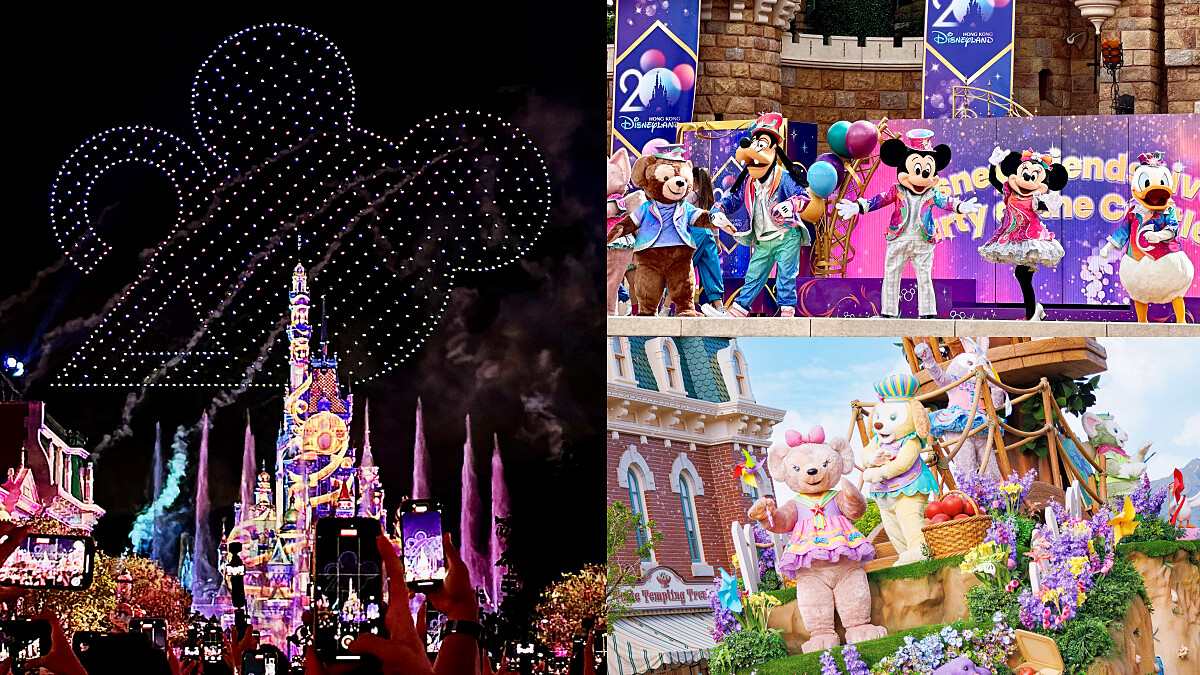 直擊香港迪士尼樂園20週年派對亮點！史上最大星空煙火秀、11座全新遊行花車…必須買機票朝聖