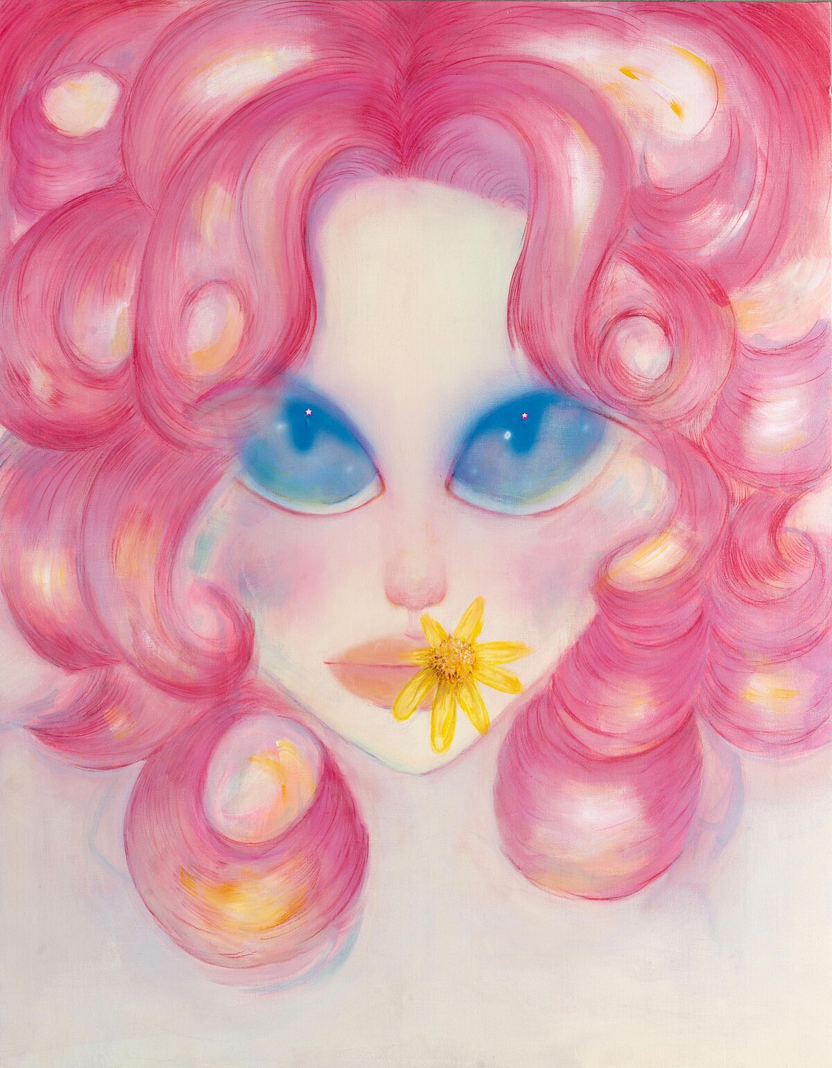 【獵物系列｜Senecio Jacobaea】 116.5x91cm Acrylic 亞麻畫布 2025