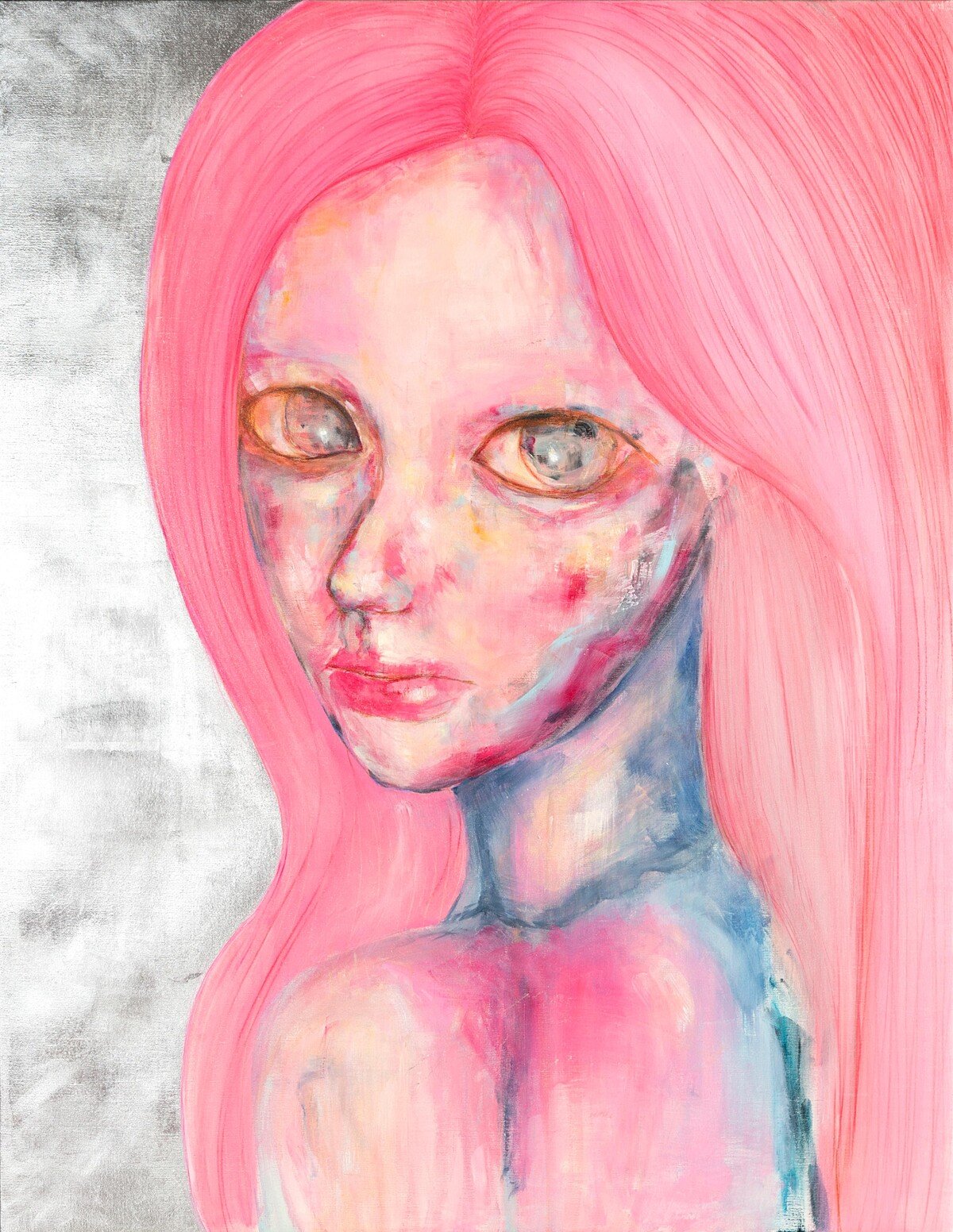 【獵物系列｜Star Girl】 116.5x91cm Acrylic 亞麻畫布2025