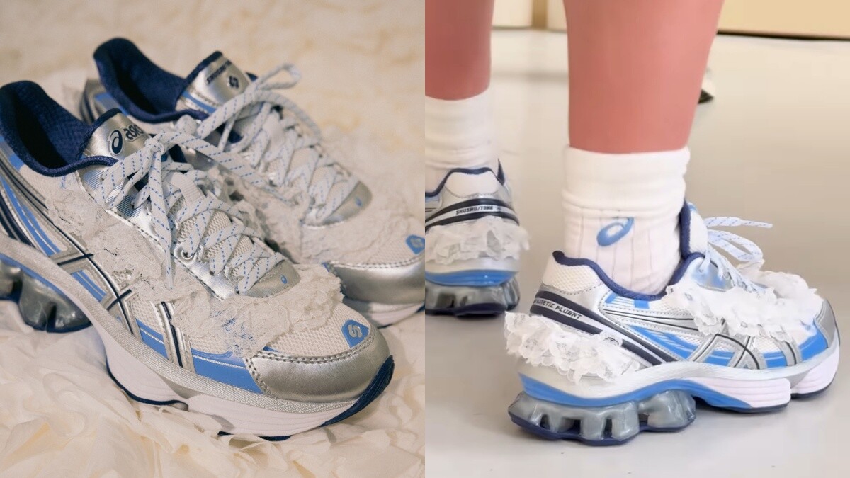 亞瑟士穿上蕾絲小裙擺！ASICS聯手Lisa、Jennie愛牌SHUSHU/TONG實鞋搶先看，台灣開賣在這時