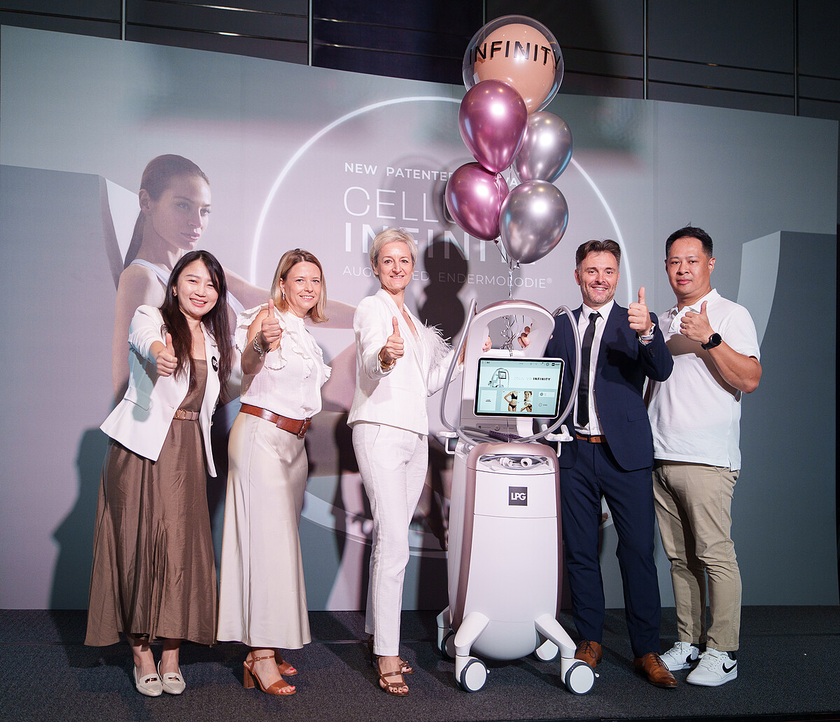 第11代LPG『無限&infin;』法式體雕儀上市發表會，邀請法國講者來台。