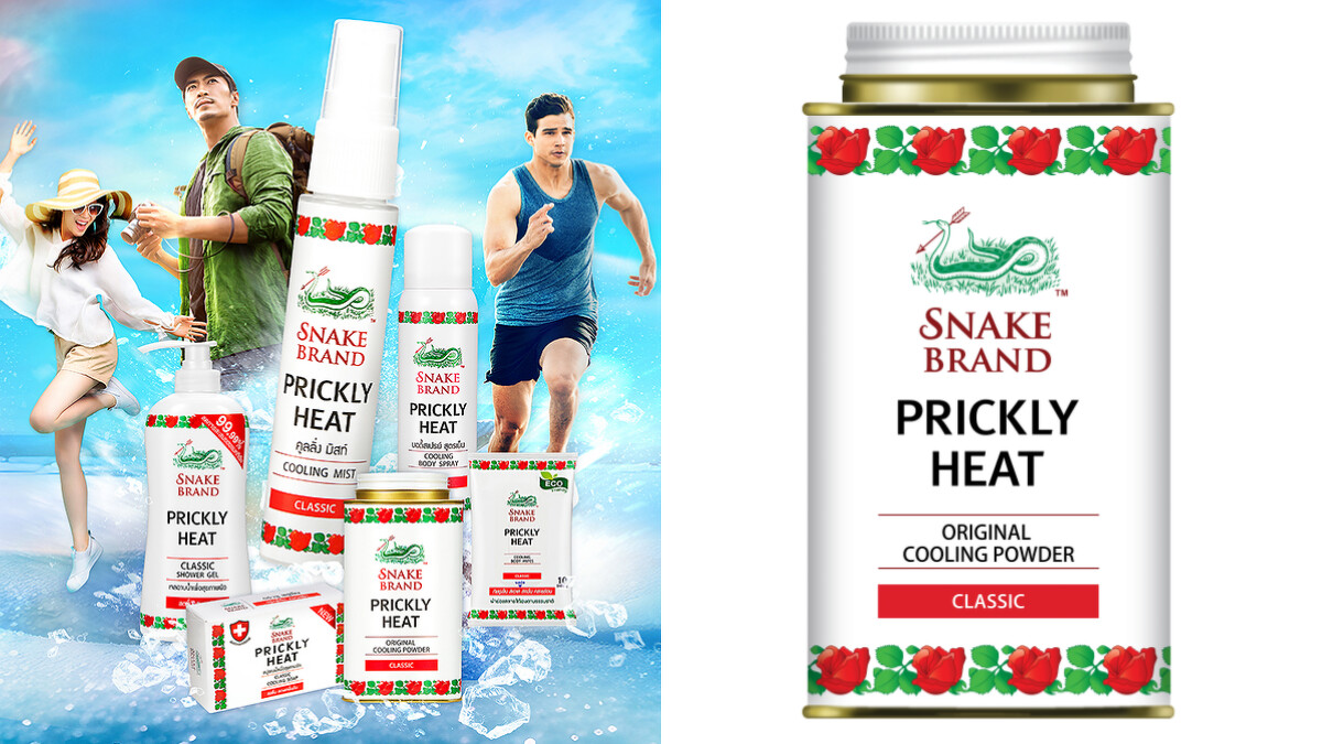 Snake Brand蛇牌爽身粉，Photo／FB@Snake Brand FanPage