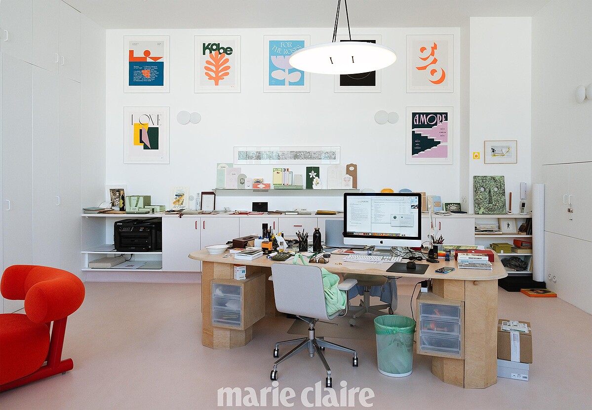 Violaine & J&eacute;r&eacute;my 的辦公室反映著兩人的個性，直白中帶著耐人玩味的驚喜。