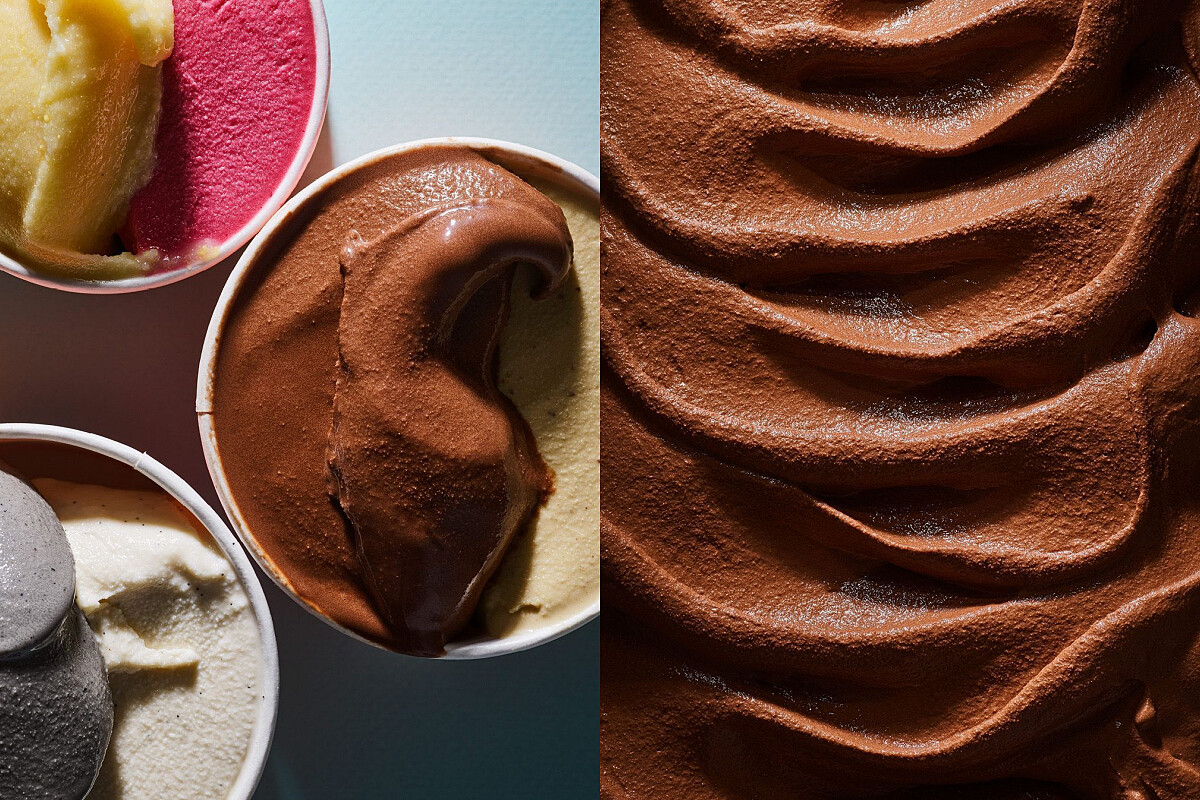 針對台灣氣候帶來一系列純素雪酪與冰淇淋。