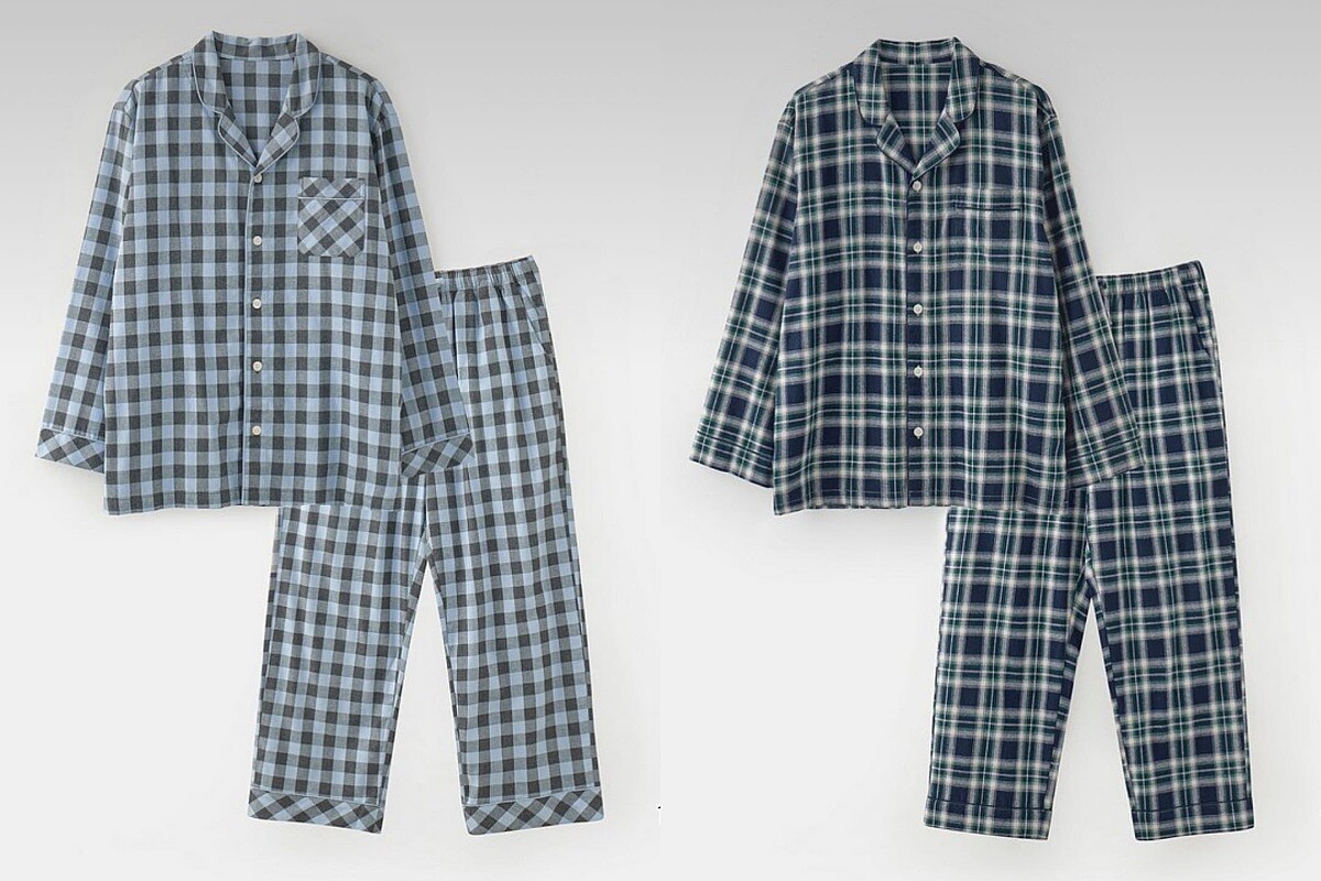 柾國與Jimin同款JAJU法蘭絨格紋居家服