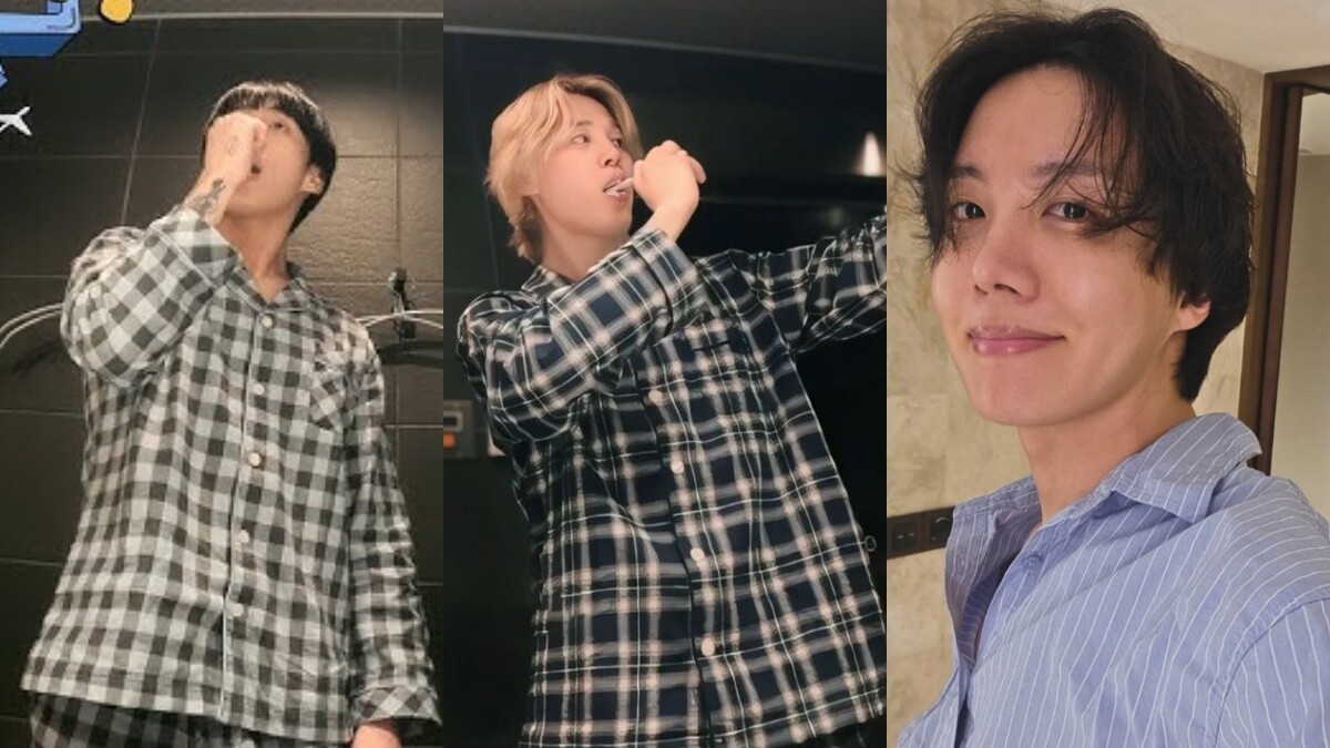 《全知干預視角》防彈J-Hope條紋睡衣找到了！韓牌JAJU千元內入手，柾國、Jimin也穿過