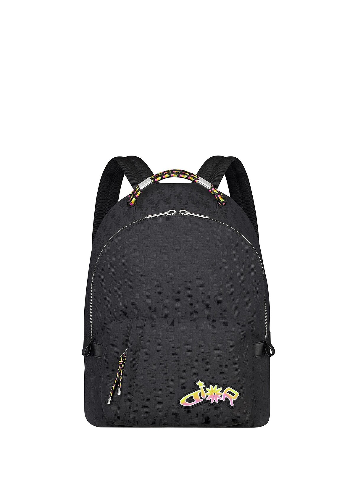 DIOR AND LEWIS HAMILTON 黑色Oblique緹花後背包_NTD 90,000