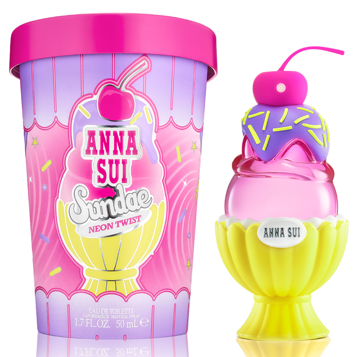 ANNA SUI SUNDAE NEON TWIST霓虹聖代淡香水50ml，NT2,300