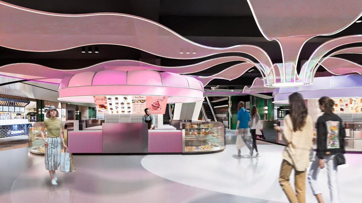 Dream Plaza B2F「SUBMARKET」與統一時代百貨相連接