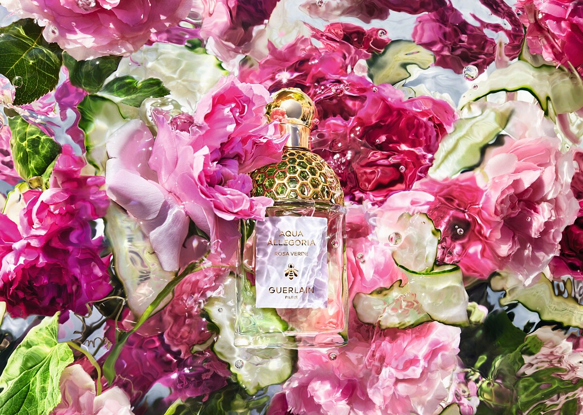 嬌蘭花草水語夏沁玫瑰淡香水情境圖。