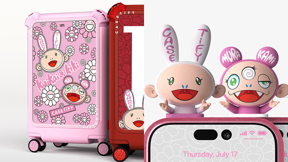 「村上隆粉色行李箱」夢幻登場！聯名CASETiFY第二彈，可愛新角色、人偶盲盒太想入手
