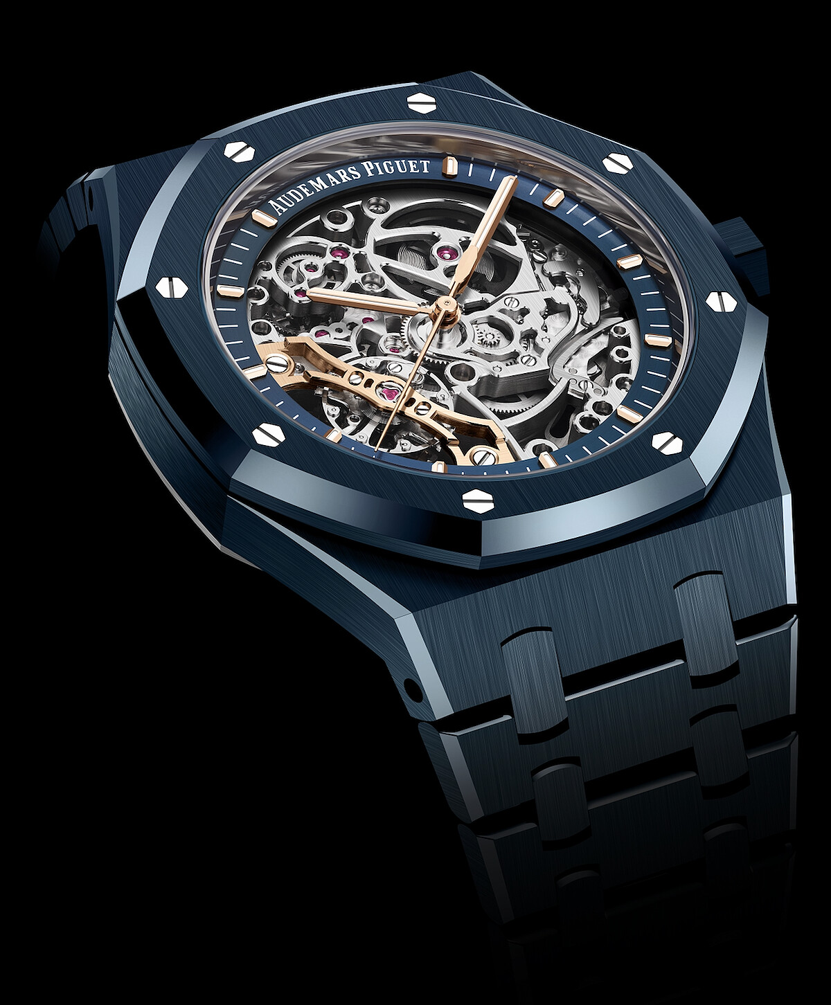 愛彼經典錶款Royal Oak皇家橡樹系列鏤空雙擺輪腕錶