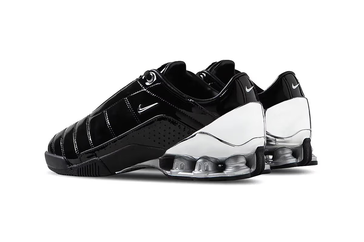 Nike x Maha Amsterdam Total 90 Shox Magia 的鉻合金後跟與Shox鞋底