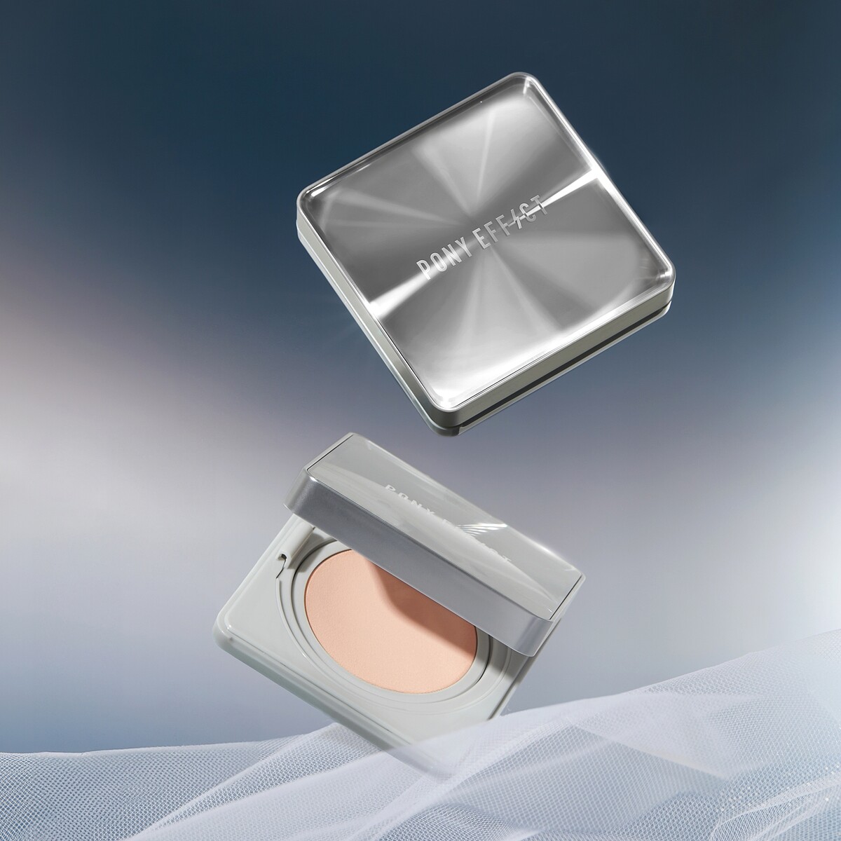 PONY EFFECT零暗沉特霧持久氣墊情境照。