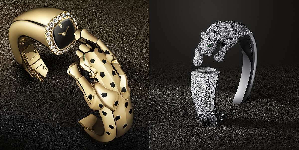 美洲豹珠寶腕錶。