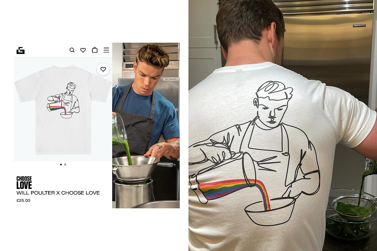 近期公益販售T恤，收益用來支持全球各地流離失所的難民。