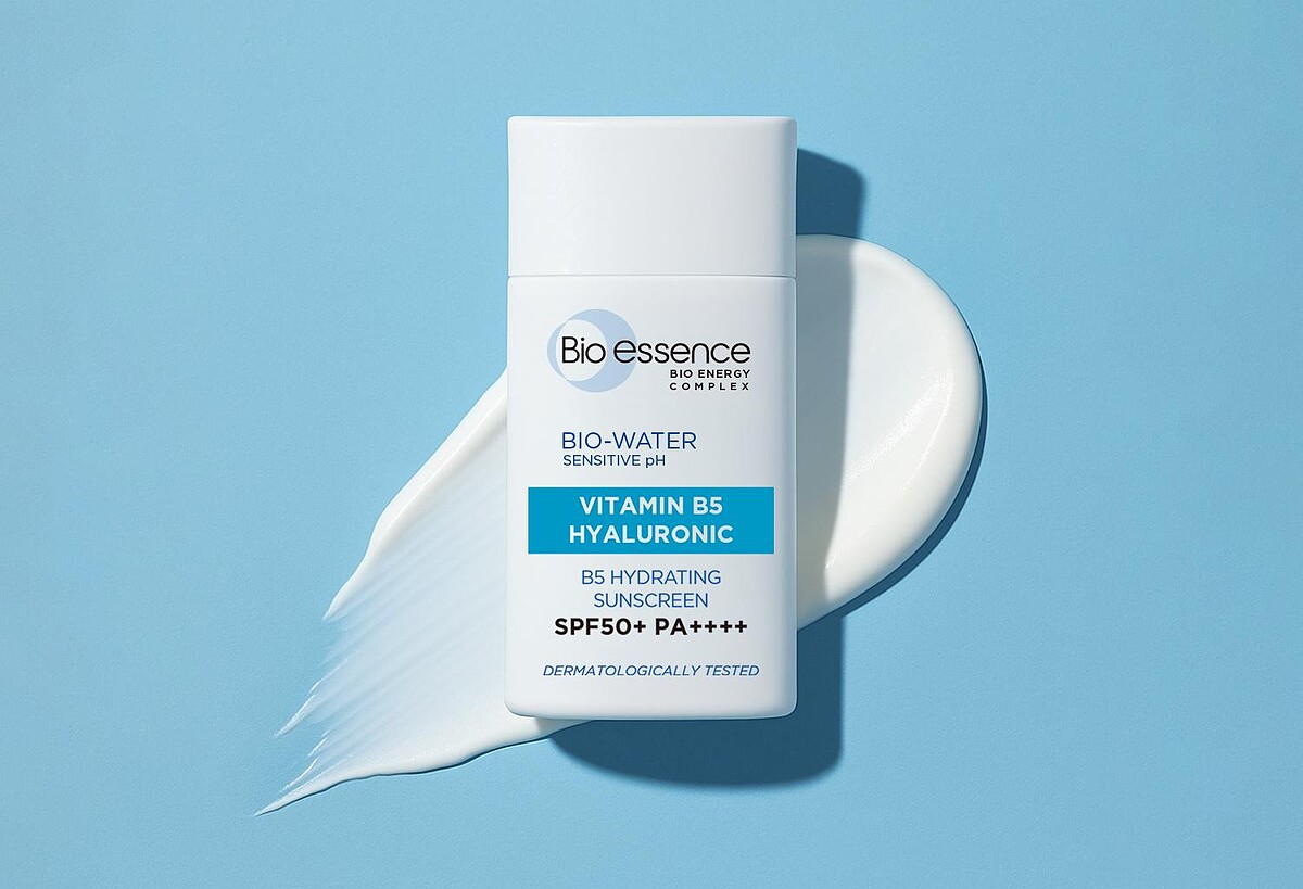 圖/ BIOESSENCE「BIO水感舒緩B5全能抗光防曬乳SPF50」