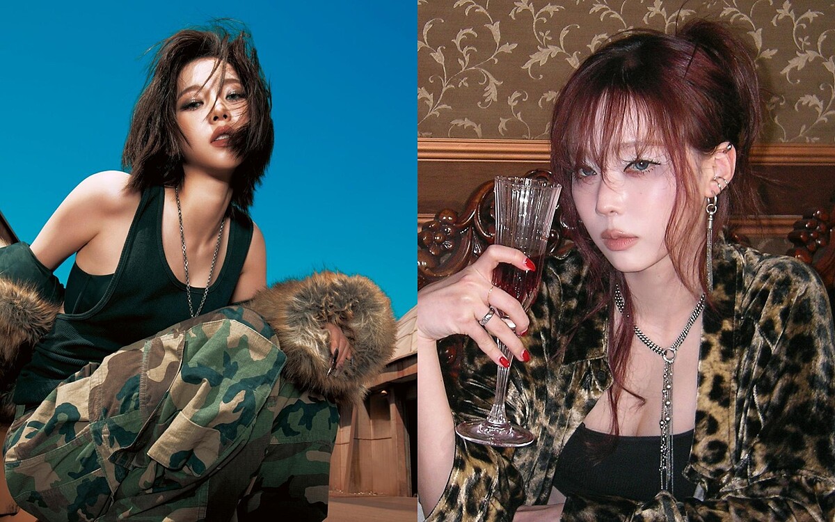 左：Karna，右：Winter。（Photo/ IG ＠aespa_official、＠imwinter）