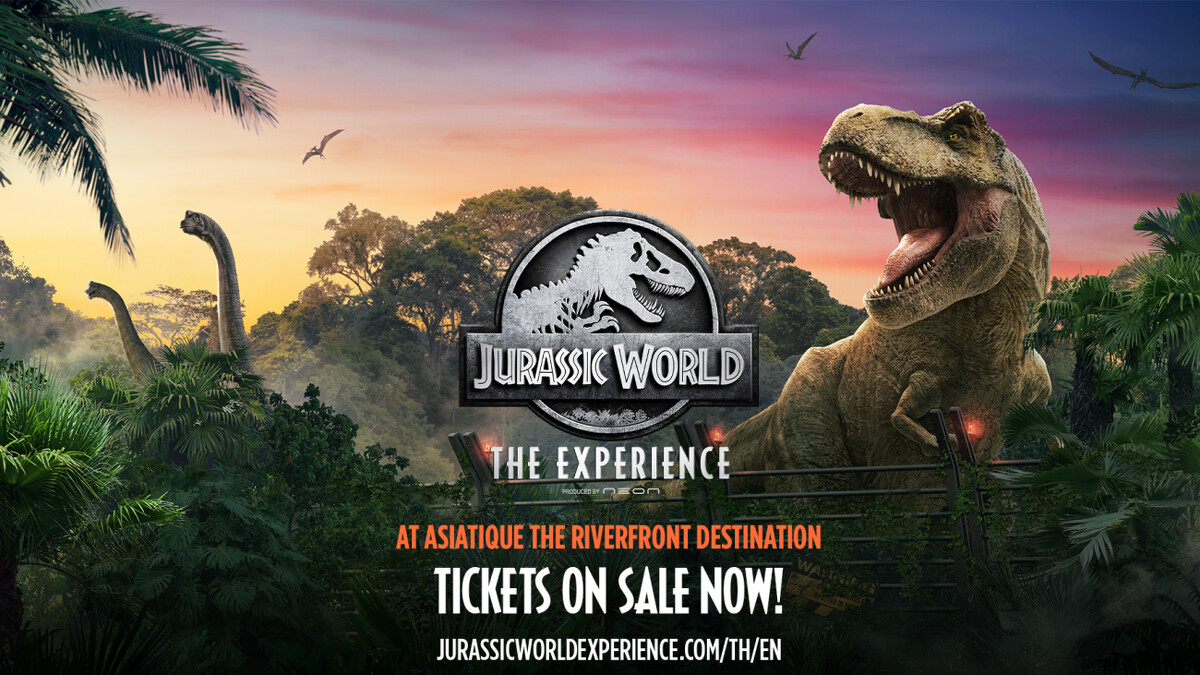 《侏羅紀世界：沉浸式體驗展》曼谷站即將於8/8開幕