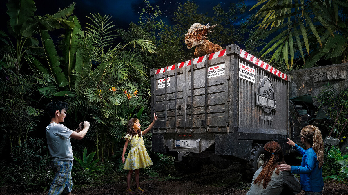 《侏羅紀世界：沉浸式體驗展》曼谷站示意圖