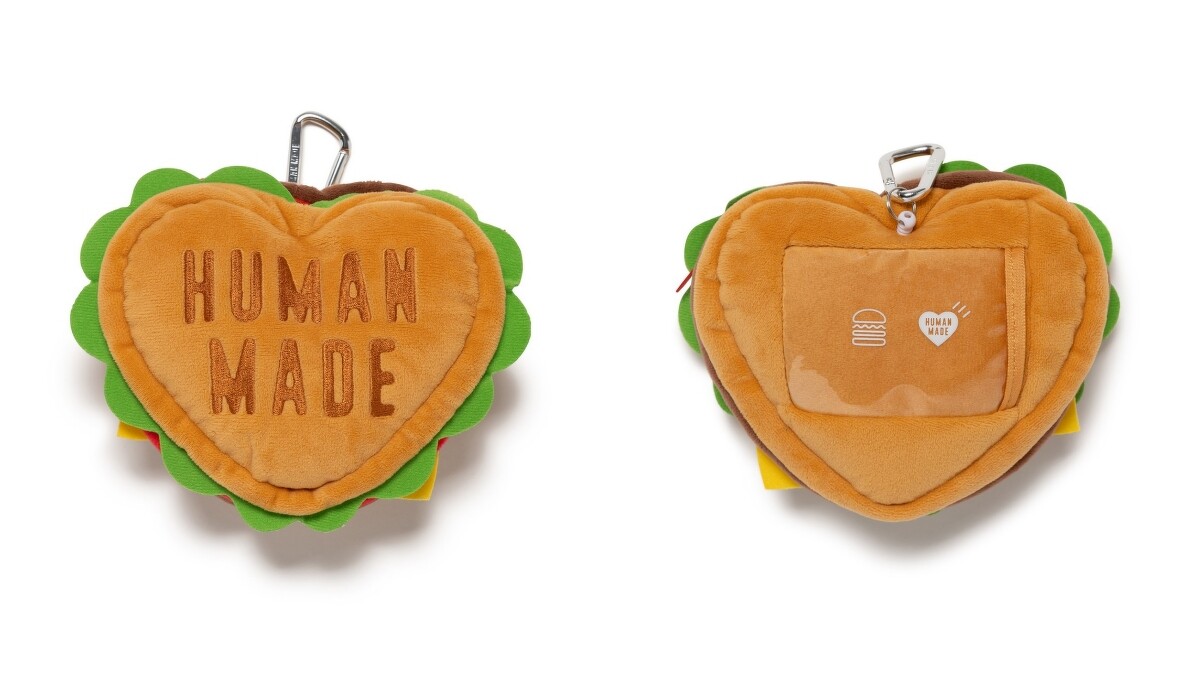 HM x SHAKE SHACK BURGER PASS CASE 愛心漢堡卡夾 約NT.1148